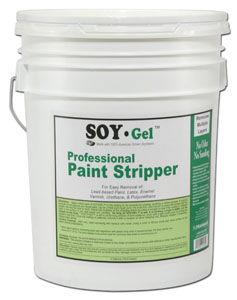 Soy based paint stripper