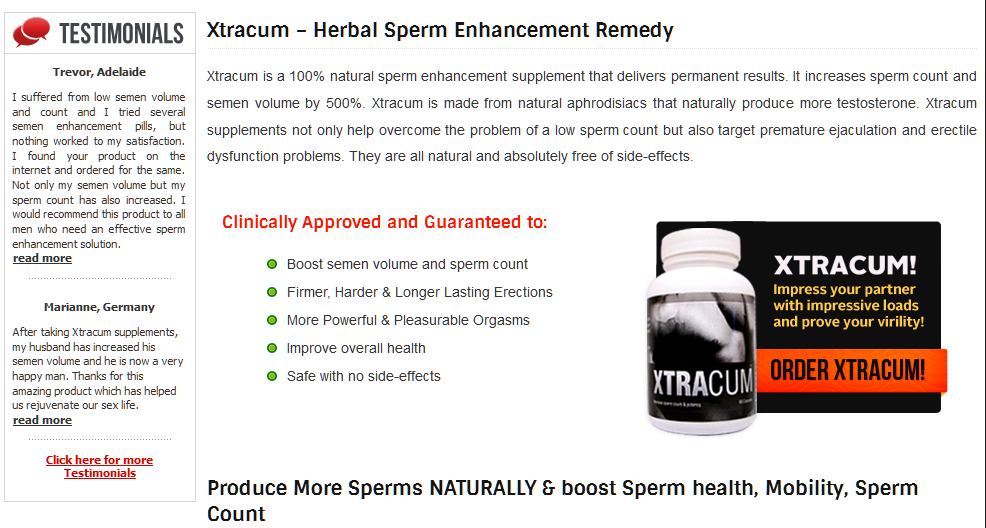 Strawberry recomended enhancement Sperm volume