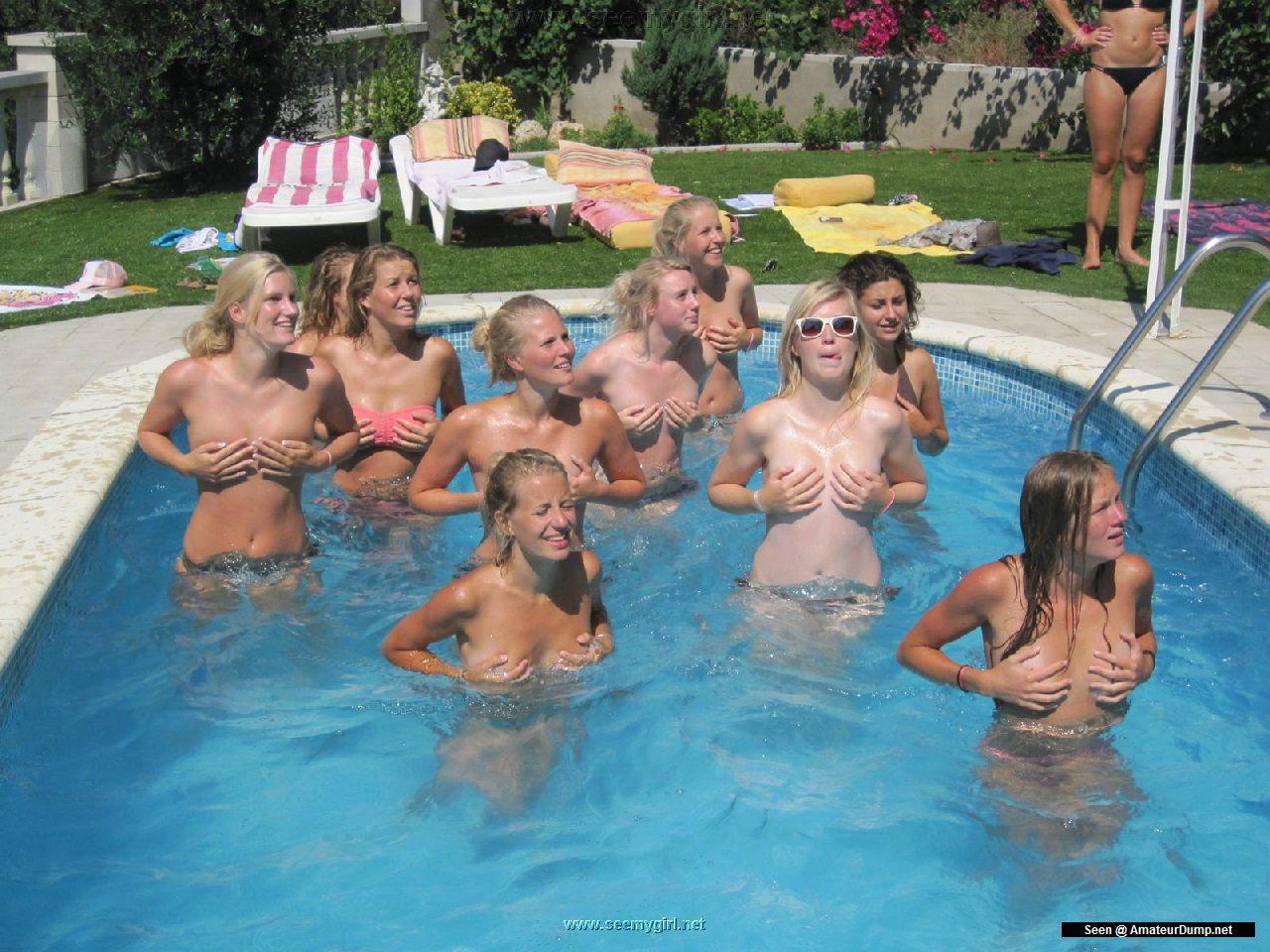 Daffodil reccomend at pool teen Topless