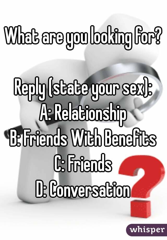 Lunar reccomend What are you looking for in a relationship